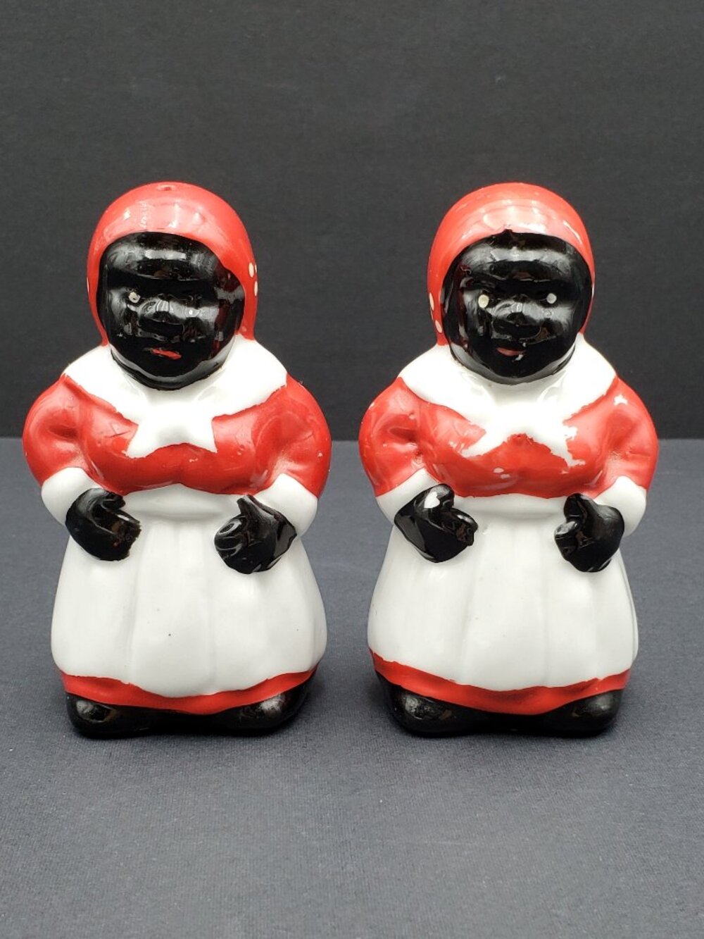 African American Maid Salt & Pepper Shakers Americana Black Maids Shaker Set